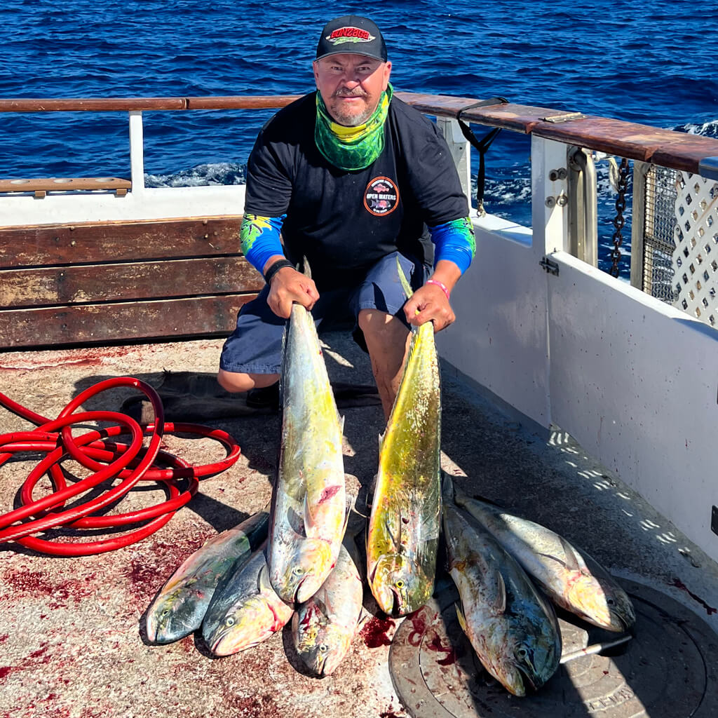 Openwaters Foundation Deep Sea Fishing Mahi Mahi El Dorado Catch